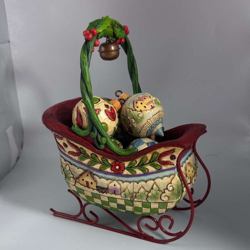 Jim Shore Sleigh Bells Ring with Ornaments